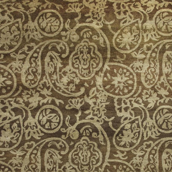 4 X 6 Hand Knotted Wool Paisley Area Rug Artisan Crafted Stain Resistant Accent