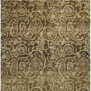 4 X 6 Hand Knotted Wool Paisley Area Rug Artisan Crafted Stain Resistant Accent