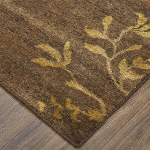 4 X 6 Hand Knotted Wool Floral Area Rug Stain Resistant Artisan Crafted Accent