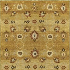 4 X 6 Hand Knotted Wool Floral Area Rug Stain Resistant Cottage Style Accent