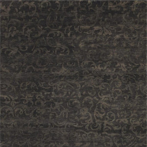 4 X 6 Hand Knotted Wool Floral Area Rug Artisan Crafted Stain Resistant Brown