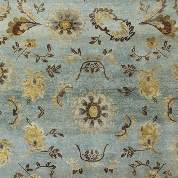 4x6 Hand Knotted Wool Floral Area Rug Stain Resistant Traditional Artisan Accent