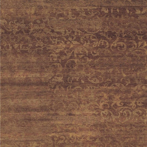4 X 6 Hand Knotted Wool Floral Area Rug in Earthy Tones Stain Resistant Artisan