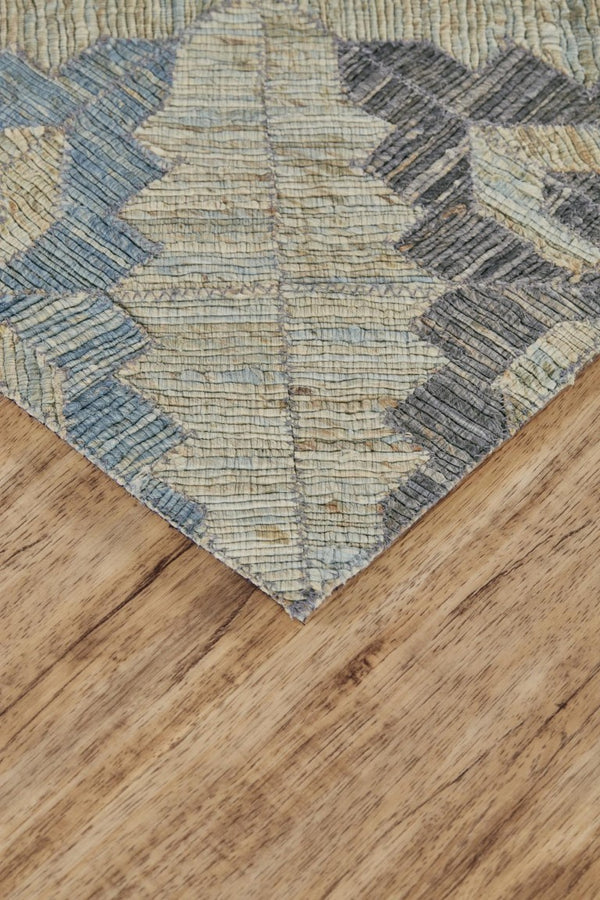 5x8 Jute Area Rug Hand Woven Geometric Bohemian Accent for Living Room Decor