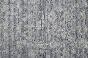 5x8 Hand Woven Abstract Area Rug in Silver Gray Persian Style Artisan Flatweave