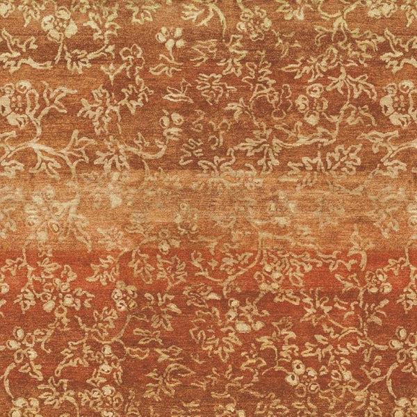 5x8 Hand Knotted Wool Area Rug Floral Pattern Stain Resistant Living Room Accent