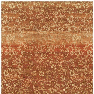 5x8 Hand Knotted Wool Area Rug Floral Pattern Stain Resistant Living Room Accent