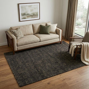 5x8 Hand Knotted Wool Floral Area Rug Stain Resistant Artisan Crafted Home Accent