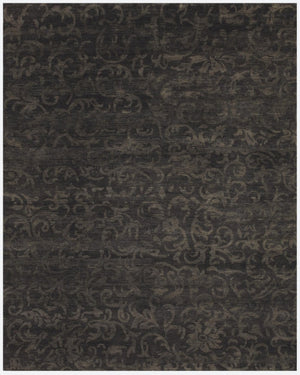 HomeRoots 5x8 Hand Knotted Wool Floral Area Rug Stain Resistant Artisan Crafted Home Accent 744141