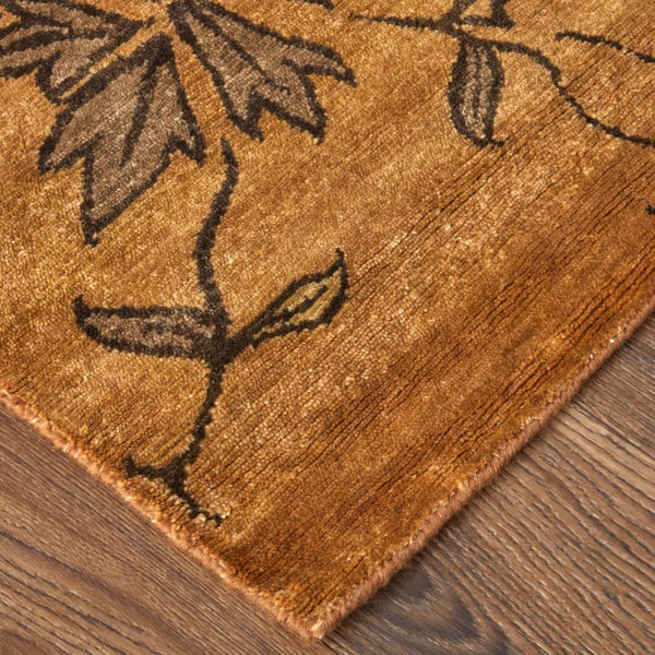 5x8 Hand Knotted Wool Area Rug Floral Artisan Weave Stain Resistant Living Room