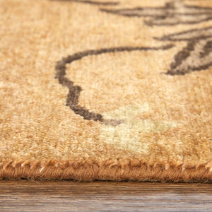 5x8 Hand Knotted Wool Area Rug Floral Artisan Weave Stain Resistant Living Room