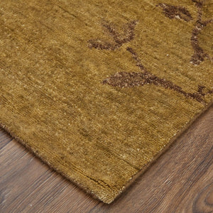 5 X 8 Hand Knotted Wool Floral Area Rug Stain Resistant Artisan Crafted Indoor