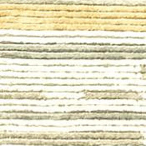 5 X 8 Hand Knotted Wool Blend Area Rug Ivory Striped Artisan Woven Accent