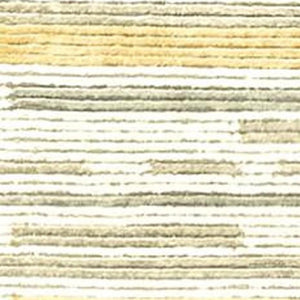 5 X 8 Hand Knotted Wool Blend Area Rug Ivory Striped Artisan Woven Accent