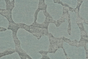 5x8 Hand Knotted Wool Blend Area Rug in Abstract Green Blue Artisan Weave