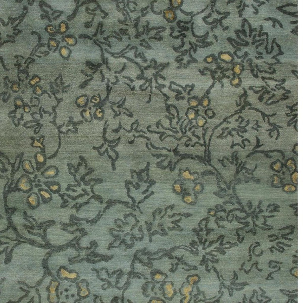 5x8 Hand Knotted Wool Floral Area Rug Artisan Crafted Stain Resistant Home Accent