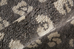 5x8 Hand Knotted Wool Area Rug Lodge Animal Print Stain Resistant Artisan
