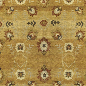 8x10 Hand Knotted Wool Floral Area Rug Artisan Crafted Stain Resistant Cottage