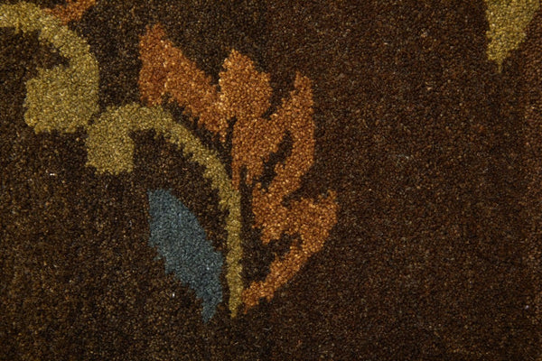 8 X 10 Hand Knotted Wool Floral Area Rug Stain Resistant Artisan Traditional