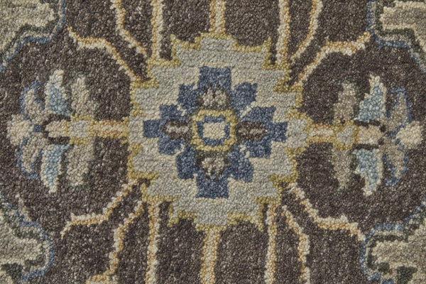 8 X 10 Hand Knotted Wool Medallion Area Rug Stain Resistant Traditional Style