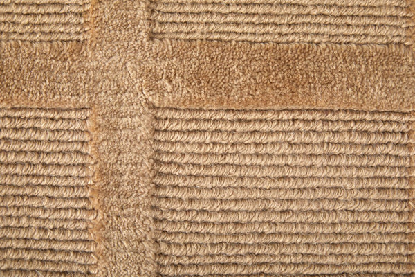 8x10 Hand Knotted Wool Geometric Area Rug Stain Resistant Artisan Crafted