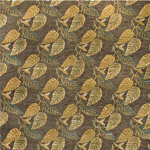 8x10 Hand Knotted Wool Blend Area Rug Floral Brown Gold Gray Artisan Woven