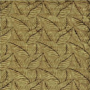 8x10 Hand Knotted Wool Blend Floral Area Rug in Green Tan Black Cottage Style
