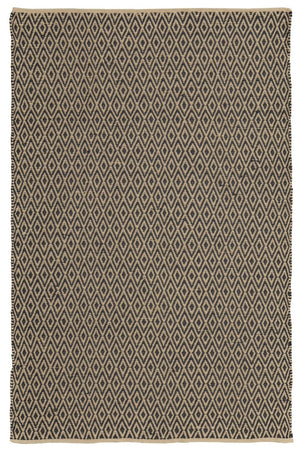 HomeRoots 8x11 Hand Woven Geometric Area Rug Stain Resistant Polyester for Living Rooms 744272