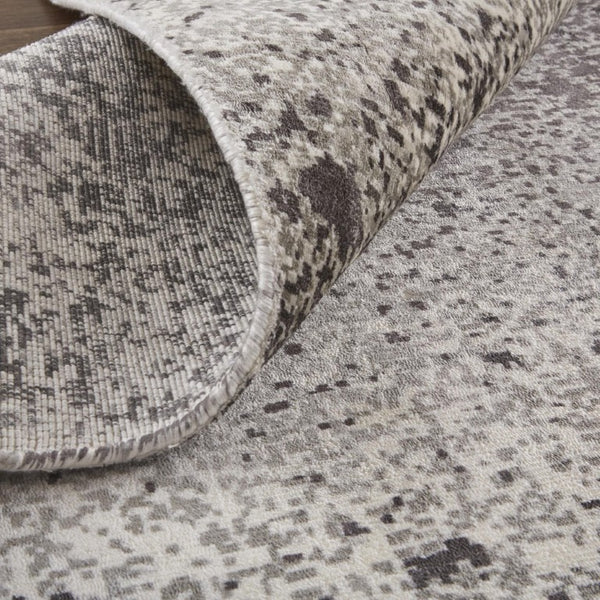 HomeRoots 8 Ft X 10 Ft Ombre Hand Woven Area Rug in Gray Ivory Taupe Artisan Flatweave 744308