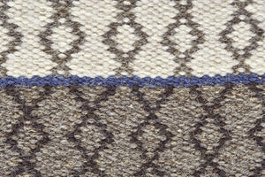 8x10 Hand Loomed Wool Geometric Area Rug Stain Resistant Artisan Crafted Floor Accent
