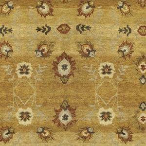 9x12 Hand Knotted Wool Floral Area Rug Stain Resistant Artisan Cottage Style
