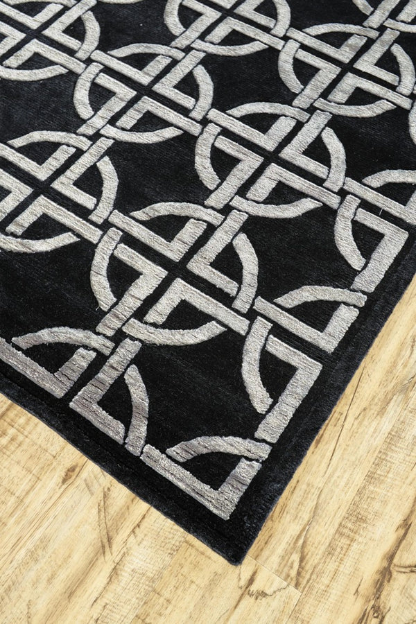 9x12 Hand Knotted Wool Abstract Area Rug Stain Resistant Artisan Woven Floor Accent