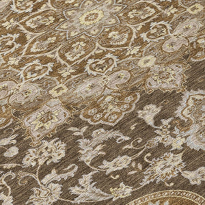 8x10 Oriental Polyester Area Rug Stain Resistant for Indoor Outdoor Spaces