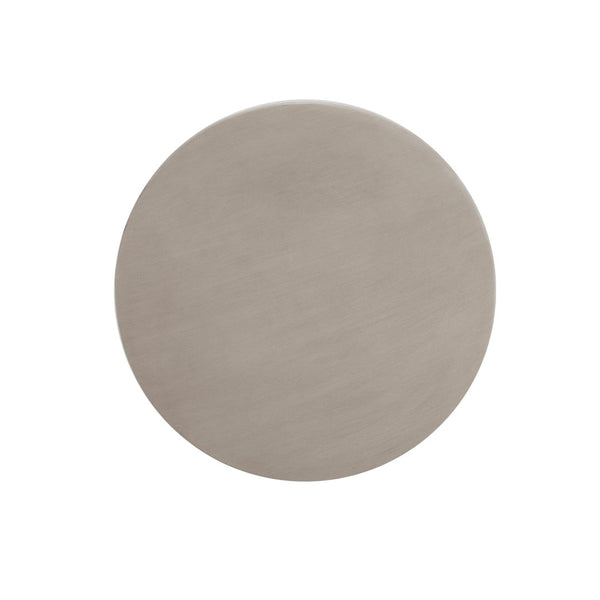 English Elm Outdoor Mgo Concrete Round Side Table with U-shape Base for Patio Lounge Seating N773P369074E