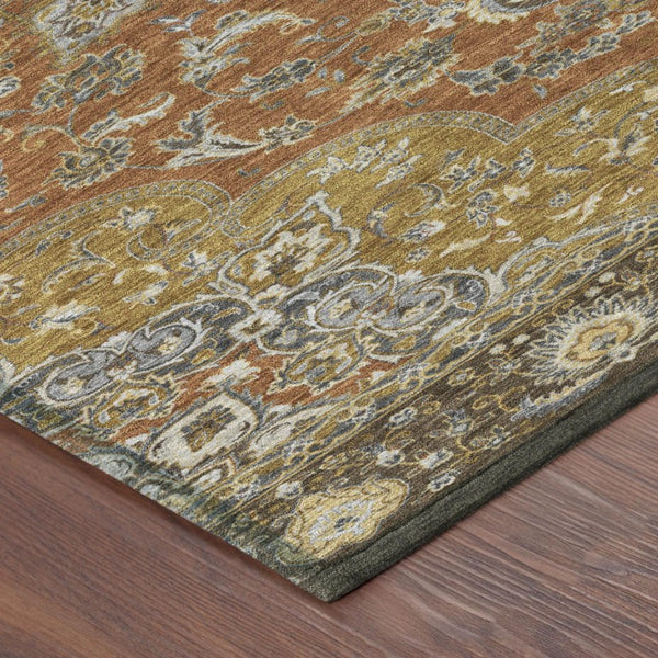 9 X 12 Oriental Polyester Area Rug Stain Resistant Indoor Outdoor Patio Decor