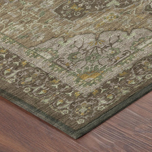 9x12 Oriental Polyester Area Rug Washable Stain Resistant for Patio and Living Room