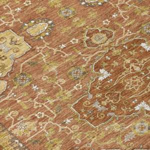 9 X 12 Oriental Polyester Area Rug Stain Resistant Indoor Outdoor Washable