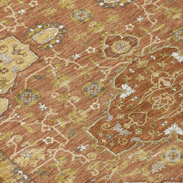 9 X 12 Oriental Polyester Area Rug Stain Resistant Indoor Outdoor Washable