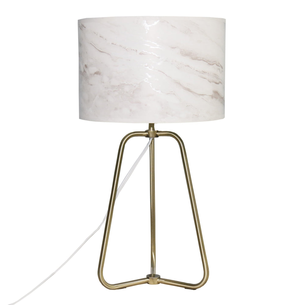 English Elm Ashcroft Furniture - New Stylish Modern Desk Lamp With Marble Shade & Bronze Base - Perfect For Bedside & Home Office Decor B183P315078