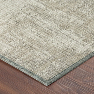 5 X 8 Abstract Beige Brown Polyester Area Rug Stain Resistant for Patio or Living Room