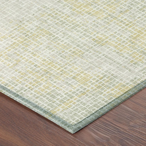 8 X 10 Abstract Polyester Area Rug Washable for Indoor Outdoor Patio Use