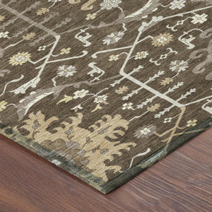 8x10 Oriental Polyester Area Rug Washable Stain Resistant for Patio and Living Room