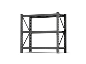 English Elm 3-tier Heavy Duty Industrial Steel Shelving Unit for Garage Warehouse Storage W1831P245637