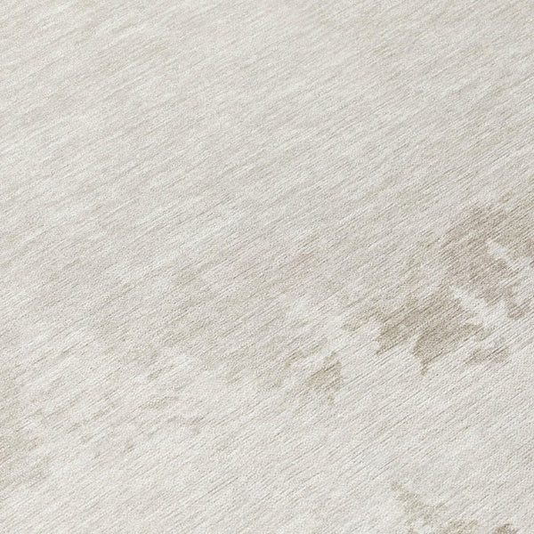 9x12 Ivory Beige Floral Polyester Area Rug Washable Stain Resistant Indoor Outdoor