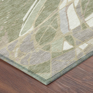 10 Ft X 14 Ft Abstract Polyester Area Rug Washable Stain Resistant Indoor Outdoor Use