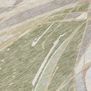 10 Ft X 14 Ft Abstract Polyester Area Rug Washable Stain Resistant Indoor Outdoor Use