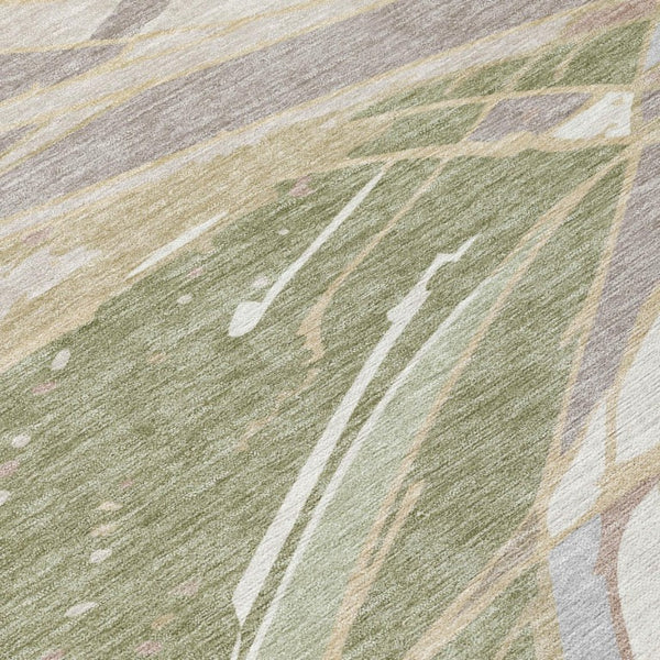 10 Ft X 14 Ft Abstract Polyester Area Rug Washable Stain Resistant Indoor Outdoor Use