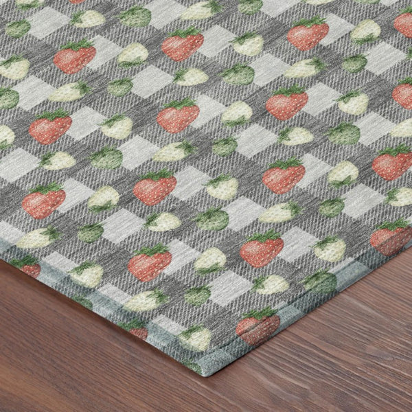 9x12 Floral Polyester Area Rug Stain Resistant Indoor Outdoor Living Patio Use