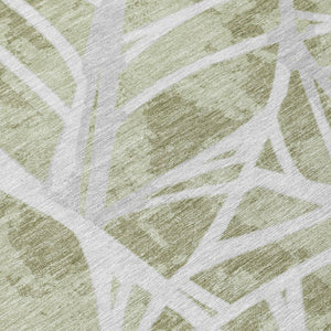 8x10 Floral Polyester Indoor Outdoor Rug Washable Stain Resistant Patio Accent
