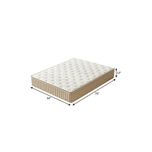 12 Inch Full Size Gel Infused Hybrid Foam Mattress for Deep Restorative Sleep